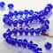 12 Pack: Sapphire Glass Rondelle Beads, 8mm by Bead Landing™